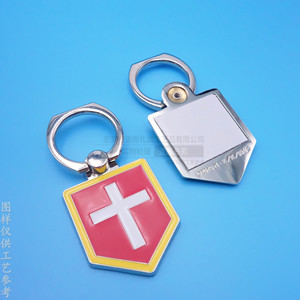 Metal Phone Ring Holder Zinc Alloy Enamel Logo <b>Desktop</b> <b>Stand</b> Customization Gift - Product Image 3
