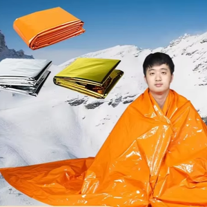 Couverture d'<span class=keywords><strong>isolation</strong></span> <span class=keywords><strong>thermique</strong></span> PE couverture d'urgence de champ extérieur jetable vente en gros à <span class=keywords><strong>l</strong></span>'épreuve du froid et de sauvetage - Product Image 1