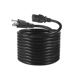 Pure Copper Certification US Standard IEC Three <strong>Plug</strong> 3 <strong>Core</strong> 1.8m 10A Power Cord - Product Image 1