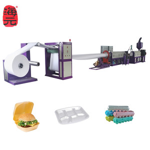 Machine d'extrusion de feuilles de mousse de <span class=keywords><strong>polystyrène</strong></span> PS / ligne de production de boîtes et de plats alimentaires en mousse jetable - Product Image 3