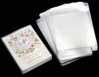 Boîtes de rangement d'emballage pliable en plastique personnalisées Vente en gros Mini boîte-cadeau en plastique PP transparent pour animaux de compagnie en PVC transparent pour carte postale douce