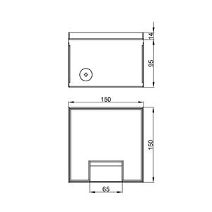 Boîtiers électriques encastrés pour prises et connexions de données avec conception de sortie de câble à brosse - Product Image 5