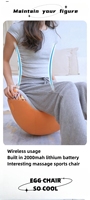 JAMOOZ 2026 Nouveau Fauteuil Masseur Électrique Design Oeuf avec Chauffage et Vibrations pour le Dos et la Nuque, Idéal pour Voiture, Maison, Bureau, Soulagement de la Douleur