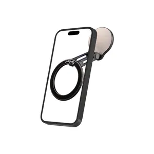 Nova Chegada 2024 Produtos Magnético Folding Phone Holder Ajustável 360 Liga De Alumínio Rotativo Suporte Do Telefone Móvel