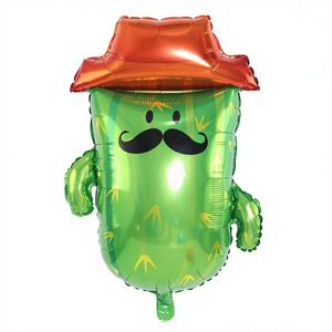 Ballons en aluminium en gros TACO, crêpes, avocat, cactus, fruits pour festival alimentaire, fête, piñata, décoration d'anniversaire mexicaine - Product Image 4