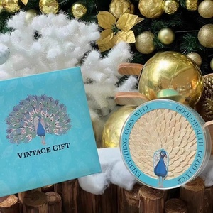 Luxury Peacock Design <b>Empty</b> <b>Gift</b> <b>Box</b> for Bird's Nest, Ginseng, Deer Antler & Dendrobium - Product Image 5