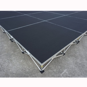 แท่นยกเวทีแบบพกพาที่พับได้น้ำหนักเบายืดหยุ่นได้สำหรับโรงเรียน - Product Image 1