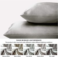 Housse de coussin personnalisée 20x26 pouces avec fermeture enveloppe, en polyester satiné, pour les cheveux et la peau