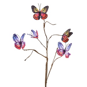 Ramo de Flores Artificiales de Mariposa al por Mayor, Decoración para el Hogar y Fiestas, Centros de Mesa Realistas de Alta Calidad, Ramo de Flores Artificiales de Seda - Product Image 6