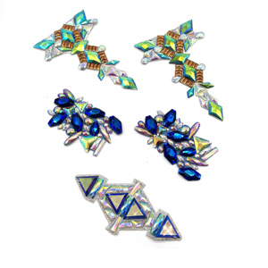 Appliques thermocollantes en strass et garnitures en résine pour costumes de carnaval <span class=keywords><strong>Rio</strong></span> et Trinidad 2026 – Idéales pour les événements et la décoration - Product Image 3