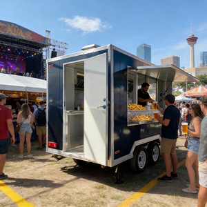 Remorque de restauration rapide, Food Truck, <span class=keywords><strong>Kiosque</strong></span> de rue, Chariot à crêpes Tuk, Chariot de restauration mobile, Remorques alimentaires design, Entièrement équipées - Product Image 3