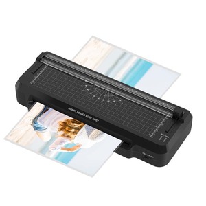 (Meksika Deposu) Yüksek Kaliteli Laminasyon Makinesi Sıcak Pres A4 Laminasyon Makinesi Kağıt Kesici ve Köşe Kesici ile - Product Image 2