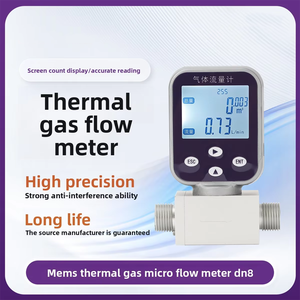 Medidor de Vazão de Gás Térmico com Display Digital RS485 500 L/min para Ar Comprimido, Nitrogênio, Oxigênio, Argônio com Sensor de Boia e Controlador - Product Image 2