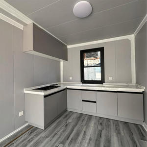 Casa plegable prefabricada de 20 pies y 40 pies, contenedor portátil para el hogar, móvil expandible, casa prefabricada modular de 3 dormitorios, edificio de oficinas - Product Image 3