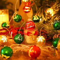 Galvanoplastie Boule Led Guirlande Lumineuse Fée Guirlande Maison Lampe Chaîne Arbre De Noël Décor Fête Chambre Mariage Vacances