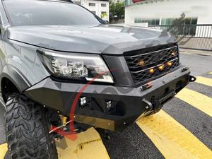 Parachoques Delantero y Trasero de Acero y Tumbaburros para Camioneta Pick Up Off Road <span class=keywords><strong>4X4</strong></span>, Accesorios para <span class=keywords><strong>Nissan</strong></span> Navara <span class=keywords><strong>Frontier</strong></span> NP300 2020 <span class=keywords><strong>2022</strong></span> 2023 - Product Image 4