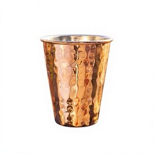 HASAN CRAFT Bouteilles d'eau légères en cuivre vintage, design classique, écologiques, gravure de logo personnalisée, artisanat ayurvédique - Product Image 1