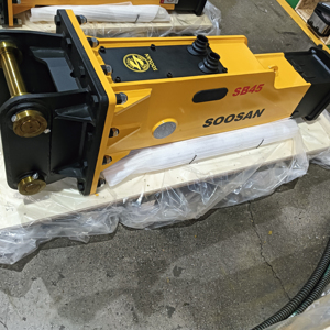 SB 45 Box Type Hydraulic Breaker with Chisel Motor for Backhoe Loaders Mini Excavators Skid Steer Attachments Bob <b>Cat</b> 7-14T - Product Image 1