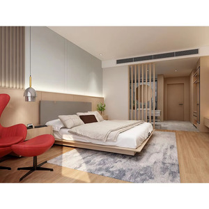 Table de chevet contemporaine en chêne écologique, robuste et durable, pour lit Queen/King, usage commercial, appartement, <span class=keywords><strong>hôtel</strong></span>, chambre à coucher - Product Image 1