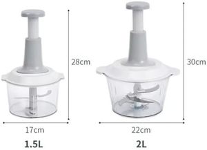 1pcs Manual <b>Vegetable</b> Mincers Press Type Household Garlic Meat Cutter Grinders Whisk Stirrer Kitchen Food <b>Chopper</b> & Processor - Product Image 3