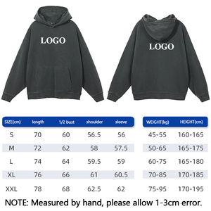 Logo imprimé hommes marque privée sweats à capuche personnalisés poids lourd 100% coton unisexe uni essentiel sweats à capuche surdimensionnés - Product Image 6