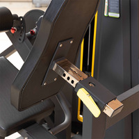 Machine d'extension et de flexion des jambes à double fonction avec poids personnalisés pour club de remise en forme