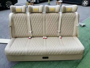 Asientos de Sofá de Cuero Nappa de Lujo y Confortables para <span class=keywords><strong>Camper</strong></span>, Cama Plegable para Pasajeros de Van, Asientos para Autocaravana - Product Image 4