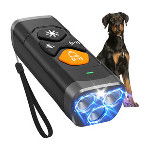 1200mAh Rechargeable Ultrasonic <span class=keywords><strong>Bark</strong></span> Dissuasion Multifonctionnel Chien Formation Aboiement Dispositif De Contrôle Chien Répulsif Avec Lampe De Poche - Product Image 1