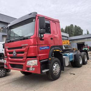 Camion tracteur d'occasion Sinotruk Howo 3 essieux 6x4 371 ch pour le transport de remorques en Chine - Product Image 3