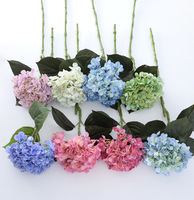 Hydrangea artificielle K91 personnalisée, toucher réel, haute qualité, fleur en latex unique, hydrangea au toucher réel pour la décoration d'événements et de mariages