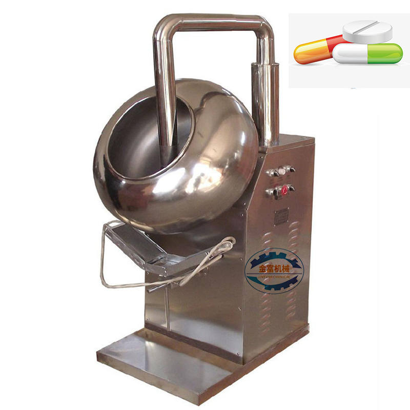 Оборудование для производства пищевых продуктов, автоматическая машина для нанесения покрытия шоколадных шариков, сладостей и сахара BY1000