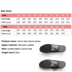 Chaussures de <span class=keywords><strong>danse</strong></span> latine pour hommes en cuir de vache véritable noir, semelle en daim pour intérieur et semelle en caoutchouc pour extérieur en option, pour la salsa, le tango, la valse, les compétitions - Product Image 6