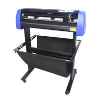 Plotter de Corte de Vinilo Digital AIBA KI720AB de 720 mm con Control por Aplicación, Pantalla LED y Contorno Automático para Creación de Pegatinas y Transferencia por Sublimación