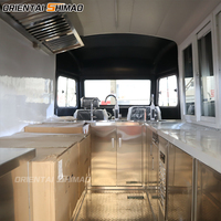 Camion remorque alimentaire à guichet unique, voiture de restauration rapide de rue mobile mobile électrique pour la restauration
