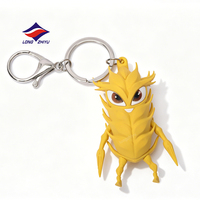 Porte-clés personnalisés LZY en PVC 3D, figurines mignonnes en caoutchouc et silicone, porte-clés souple en PVC avec logo, 20 ans d'expérience en usine