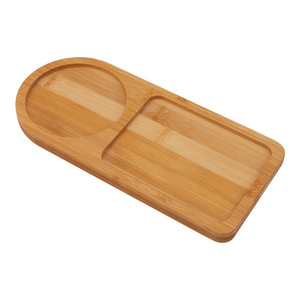 Plateau en bambou à compartiments 30x15cm pour le thé, le petit-déjeuner, le service et le rangement - Product Image 5