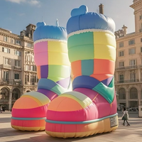 Gonflables publicitaires géants d'extérieur personnalisés Modèle de gâteau gonflable personnalisé pour événements