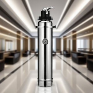 Adoucisseur d'eau en acier inoxydable pour salle de bain, filtre à eau pour toute la maison avec pompe et tension PLC 220V - Product Image 2