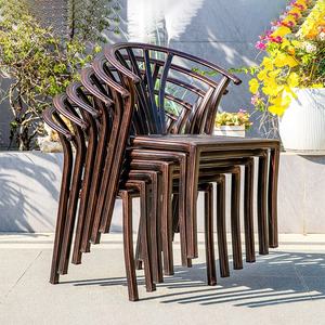 Ensemble <span class=keywords><strong>de</strong></span> <span class=keywords><strong>jardin</strong></span> d'extérieur en aluminium, 7 pièces, <span class=keywords><strong>chaises</strong></span> <span class=keywords><strong>et</strong></span> tables <span class=keywords><strong>de</strong></span> patio rectangulaires pour 6 <span class=keywords><strong>personnes</strong></span>, nouvel arrivage - Product Image 5