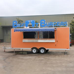 Camion <span class=keywords><strong>de</strong></span> restauration entièrement équipé Honlu, stand alimentaire mobile, remorque <span class=keywords><strong>de</strong></span> restauration mobile pour <span class=keywords><strong>franchise</strong></span> <span class=keywords><strong>de</strong></span> restauration avec cuisine complète. - Product Image 2