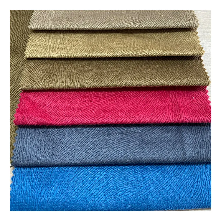 Stof Redsun Textilee100est Kwaliteit 100% Polyester Bekleding Kleding Meubel Sofa Coverfabricst Fluwelen Zachte Hand Feel Warp