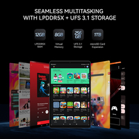Tablette ALLDOCUBE IPlay 70 Mini Ultra 8.8" Android 14, 12 Go RAM + 256 Go Stockage Étendu, 7+Gen3, Double Haut-Parleur, Widevine L1, 1600*2560, 144 Hz