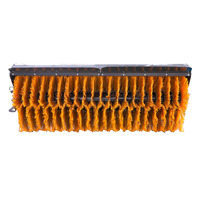 Balayeuse à neige rotative avec balai d'angle de neige à moteur pour chargeur pour utilisation en usine de fabrication