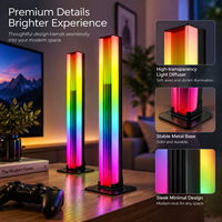 Ensemble de 2 barres lumineuses d'ambiance intelligentes OEM/ODM pour la maison, contrôlables via l'application Tuya, compatibles avec Alexa, Google, Yandex, rétroéclairage pour salle de jeux
