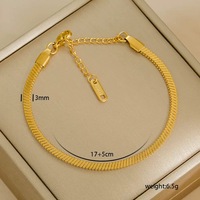 Chaîne texturée plaquée or 14 carats style minimaliste européen et américain pour la fabrication de bracelets DIY tendance - Cadeau