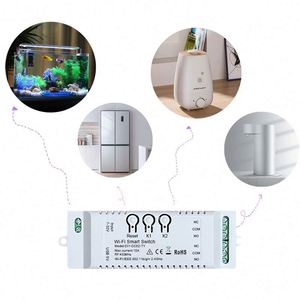 Tuya thông minh chuyển đổi mô-đun 7-32V 2CH RF điều khiển từ xa Wifi tiếp sức tương thích Alexa Google Nhà 5V 12V 24V 32V 10A cho nhà thông minh - Product Image 4