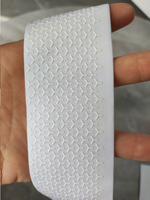 Ceinture élastique blanche disponible à impression par sublimation, rouleau de bande en silicone personnalisé antidérapant pour cuissard de cyclisme, cuissard à bretelles