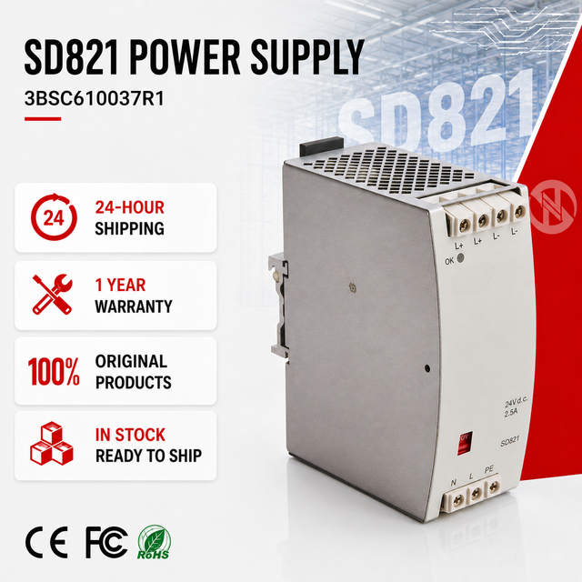 Brand New Original 3BSC610037R1 SD821 115 230V AC 24V DC 2.5A Industrial DIN Rail Power Supply