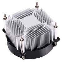 Ventilateur de refroidissement CPU PWM 4 broches LED en cuivre et aluminium pour ordinateur Intel Core LGA 1150 1151 1155 1156 1200 1366 1700 I3 I5 I7