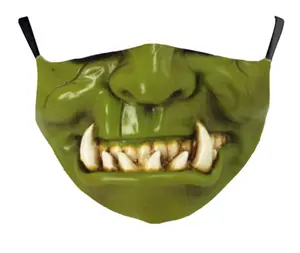 Hot Sell Halloween Party Erwachsene Kinder Baumwolle Wasch bares Gesicht Anpassen Design Masken